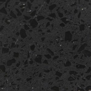 Hanstone Quartz CT401 Obsidian Black